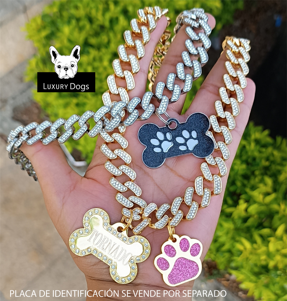 CADENA EXTRAGLITTER LUXURY DOGS