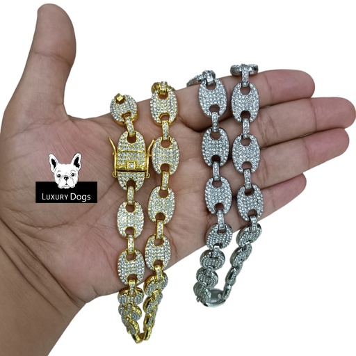 CADENA LUXURY DOGS EXTRA LUJO OVAL