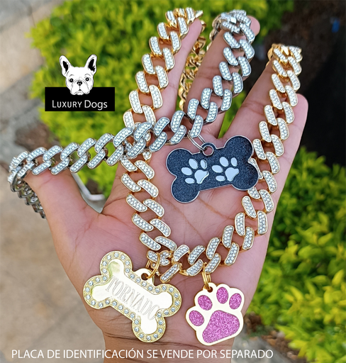 CADENA EXTRAGLITTER LUXURY DOGS